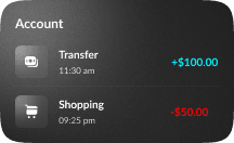 Account transactions