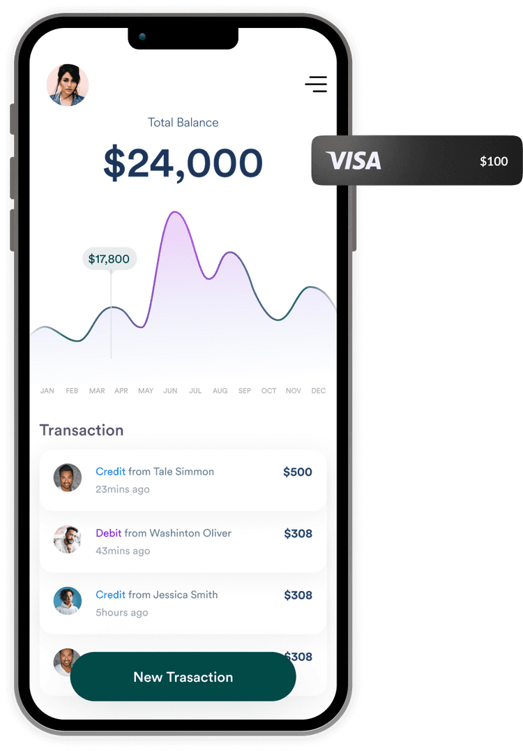 Money-wise app on phone